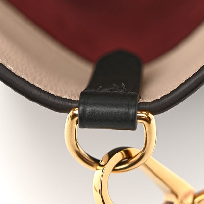 Louis Vuitton Calfskin Monogram On My Side MM Burgundy 10 of 10