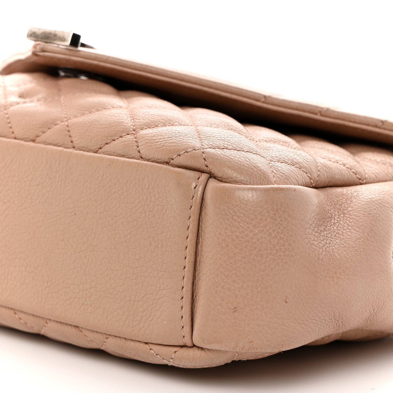 Saint Laurent Calfskin Tri-Quilt Monogram Medium College Bag Pink 10 of 10