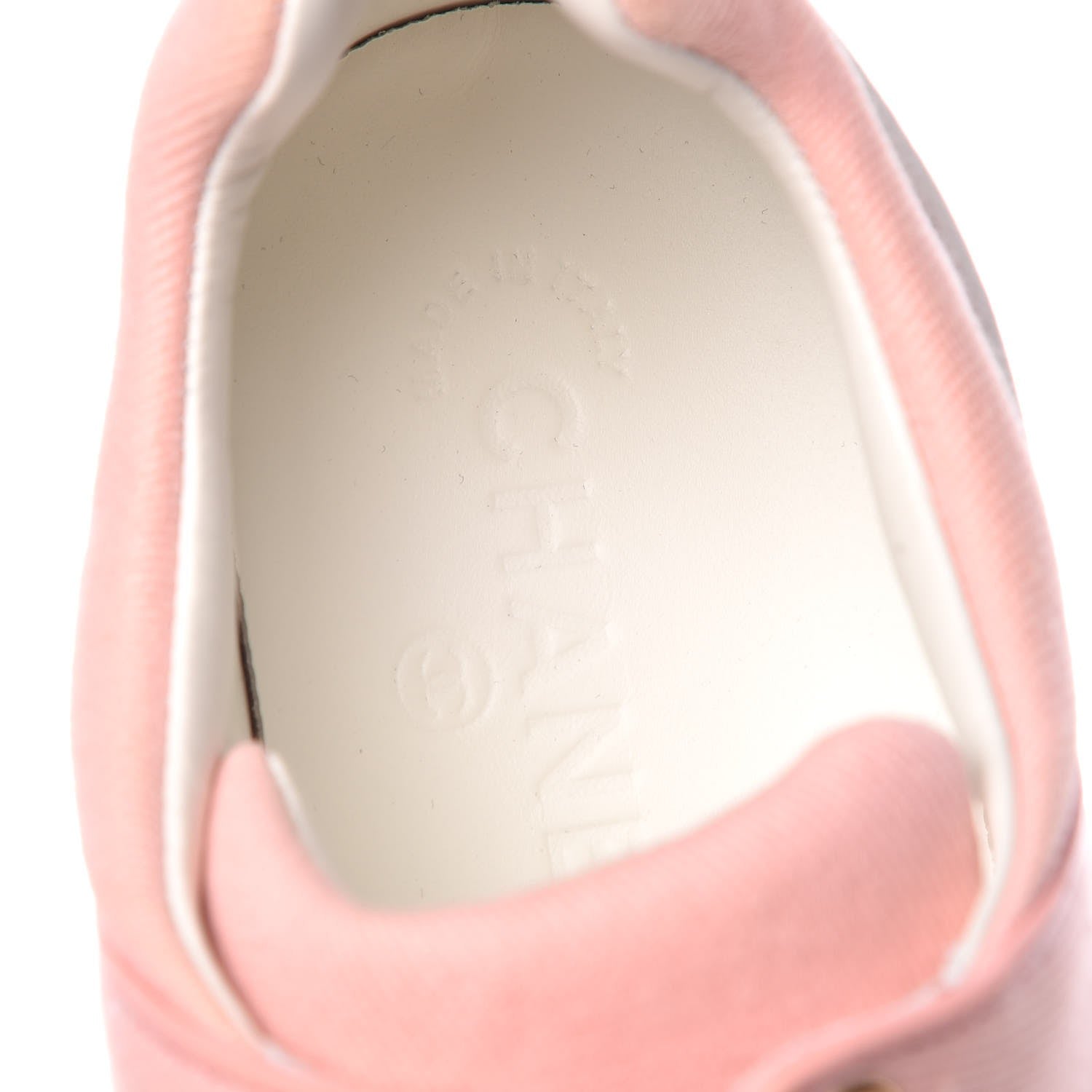 Chanel Fabric CC Sneakers 41.5 Salmon 7 of 9