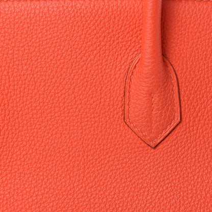 Hermes Togo Birkin 30 Capucine 8 of 34