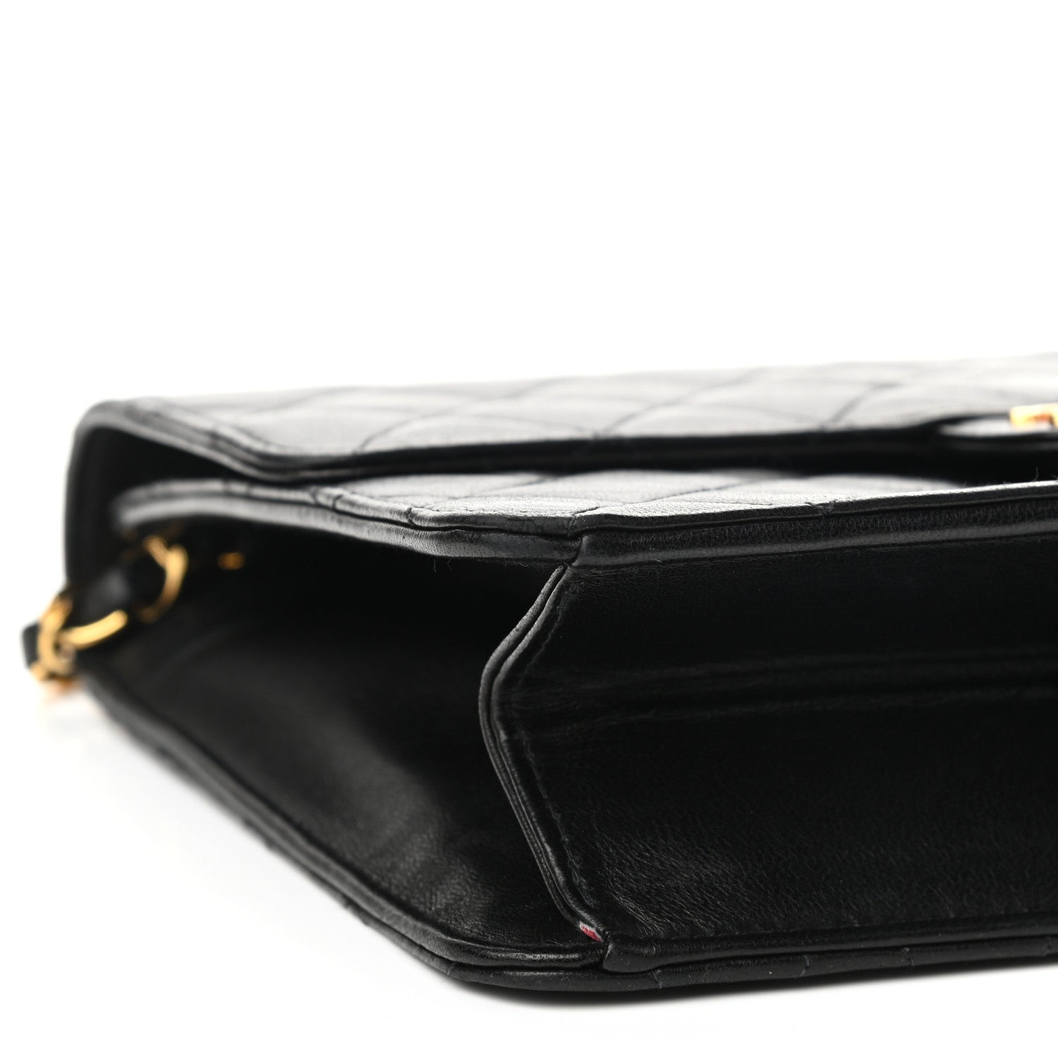 Chanel Lambskin Quilted Small Single Flap Black 9 of 10