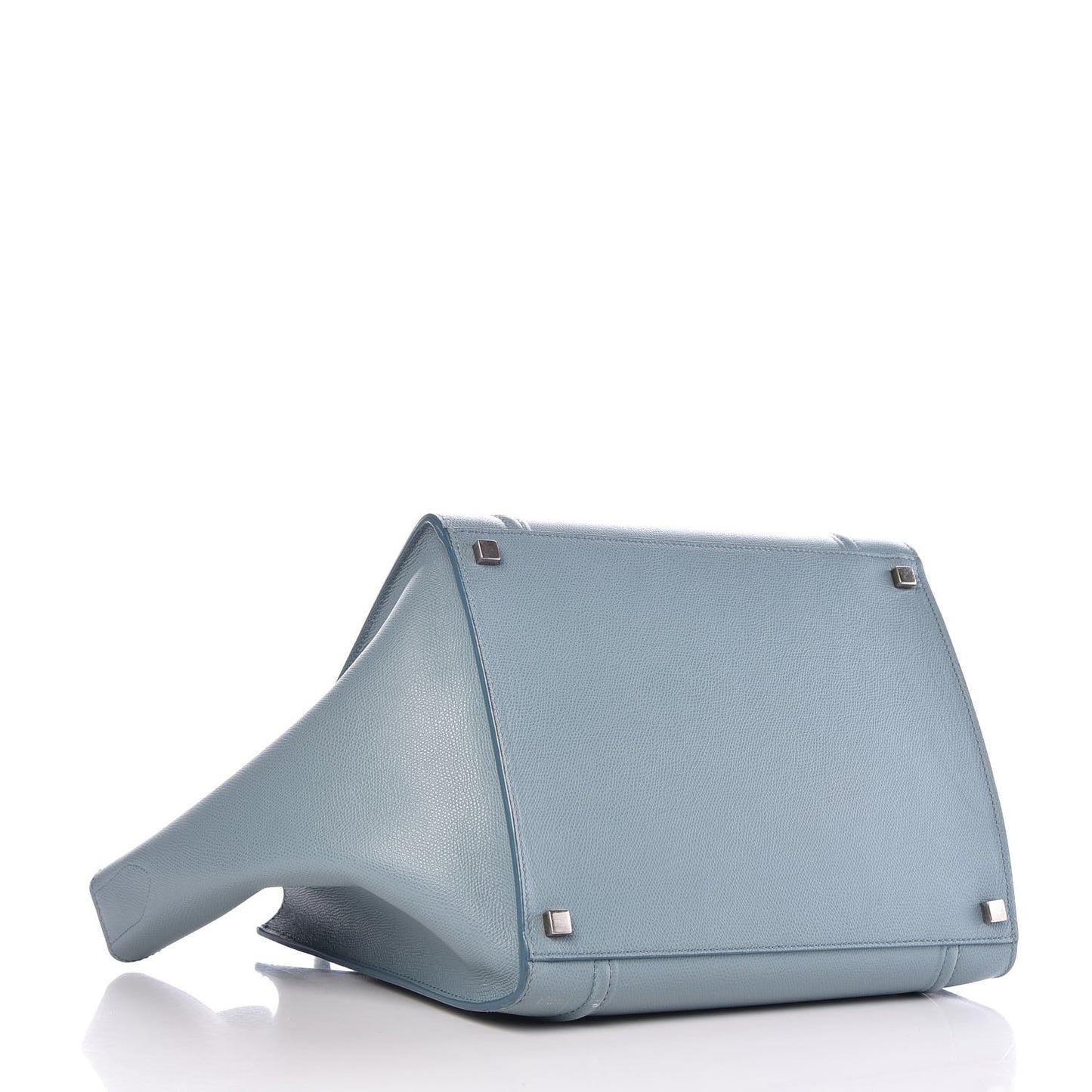 Grained Calfskin Medium Phantom Luggage Sky Blue