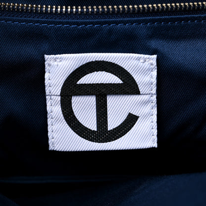 Telfar Metallic Vegan Leather Medium Shopping Bag Cobalt 6 of 8