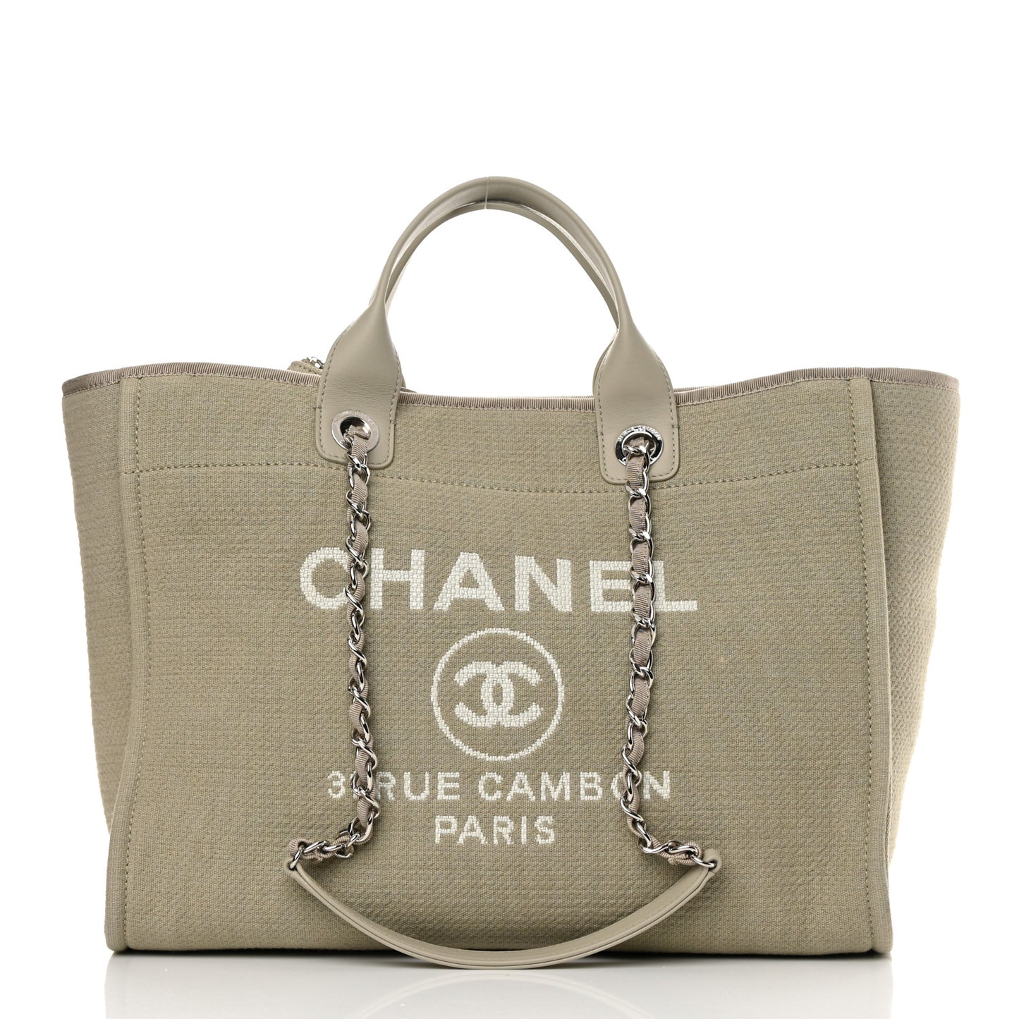 Mixed Fibers Medium Deauville Tote Grey