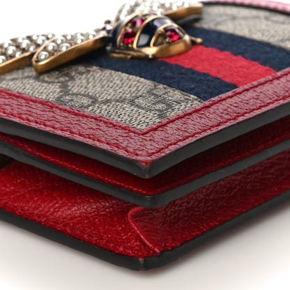 Gucci GG Supreme Monogram Queen Margaret Card Case Red 9 of 11