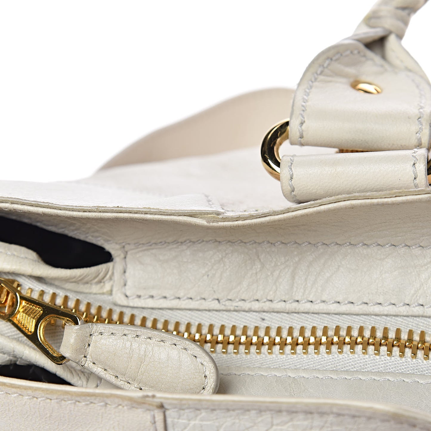 Agneau Giant 21 Gold Hardware Part Time White Light