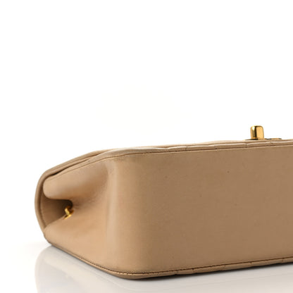 Chanel Lambskin Quilted Small Single Flap Beige 8 of 10