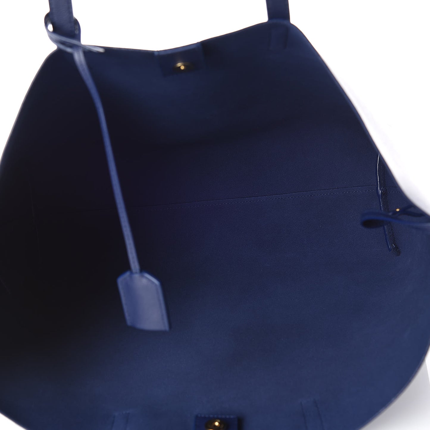 Calfskin Large Shopping Tote Saphir