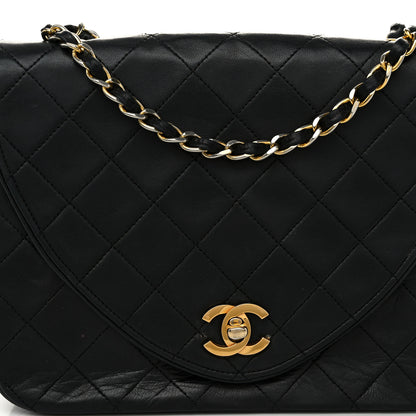 Chanel Lambskin Quilted Small Single Flap Black 9 of 11