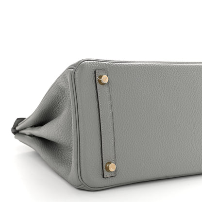 Hermes Togo Birkin 30 Gris Mouette 9 of 13