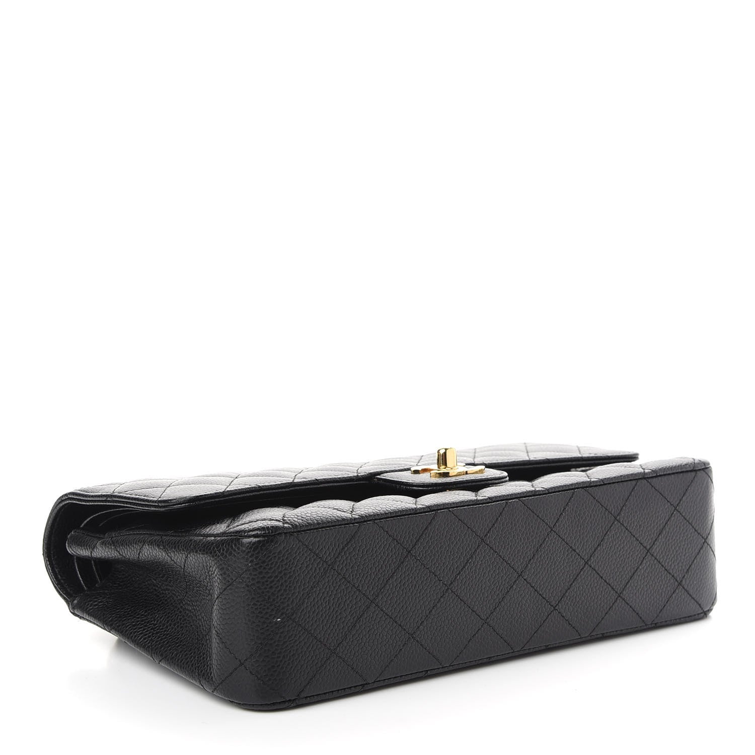 Chanel Caviar Quilted Medium Double Flap Black 4 of 11