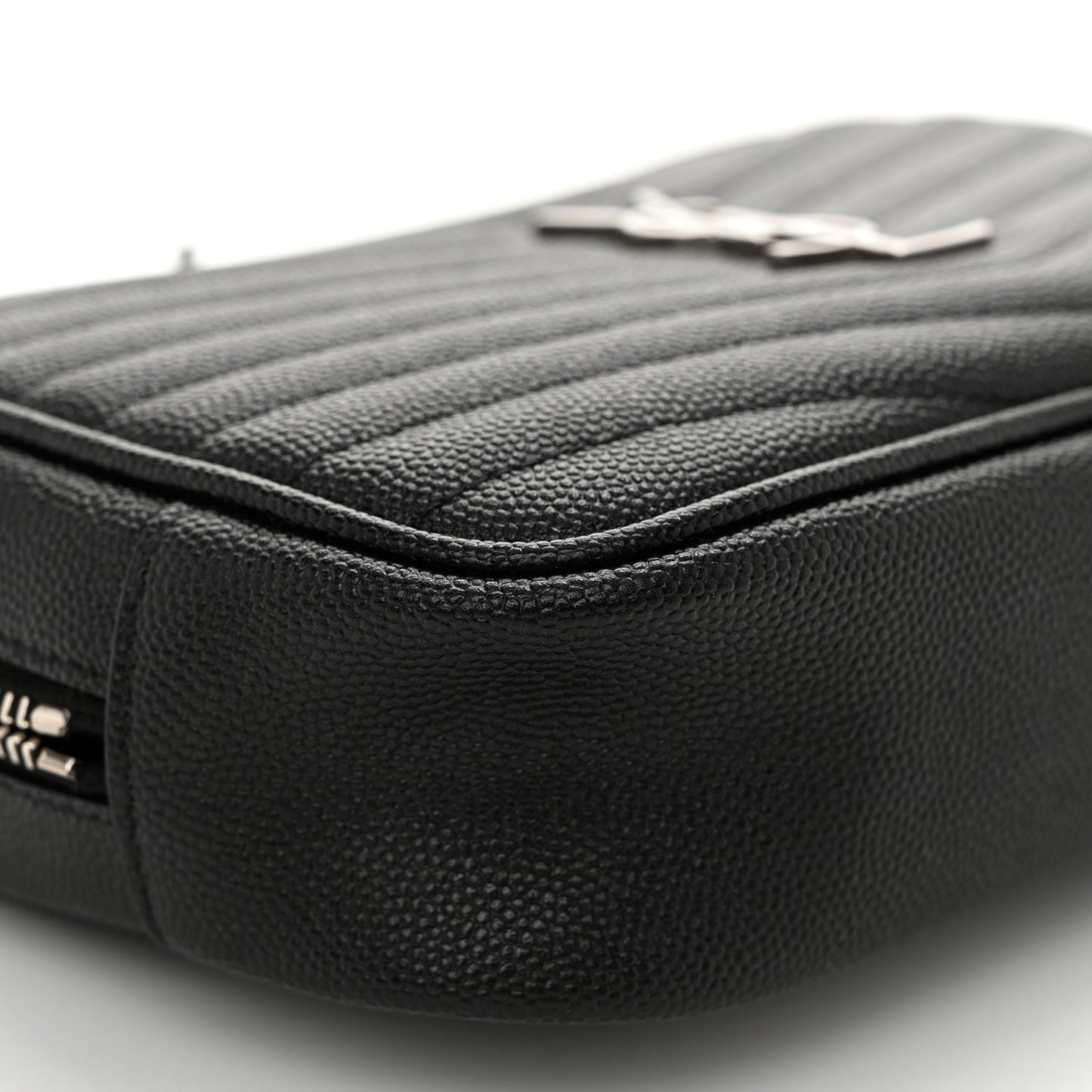 Grain De Poudre Matelasse Monogram Mini Lou Camera Bag Black