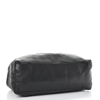 Gucci Pebbled Calfskin Medium Soho Chain Shoulder Bag Black 4 of 9