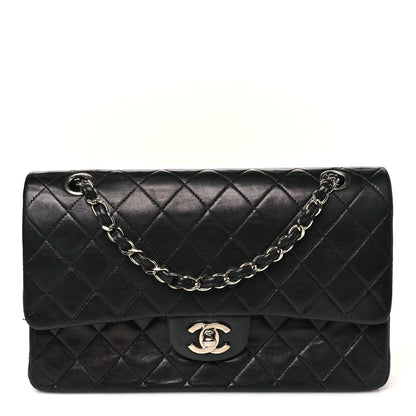 Chanel Lambskin Quilted Medium Double Flap Black 1 of 12