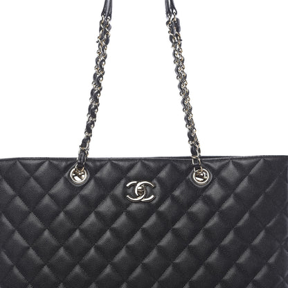 Chanel Caviar Quilted Large Shopping Tote Black 10 of 10