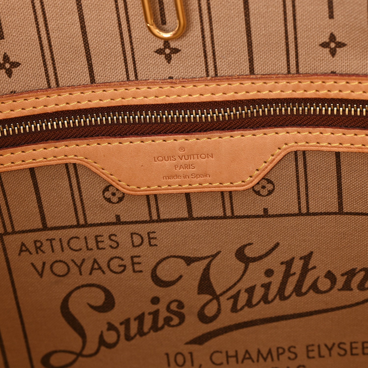 Louis Vuitton Monogram Neverfull MM 5 of 9