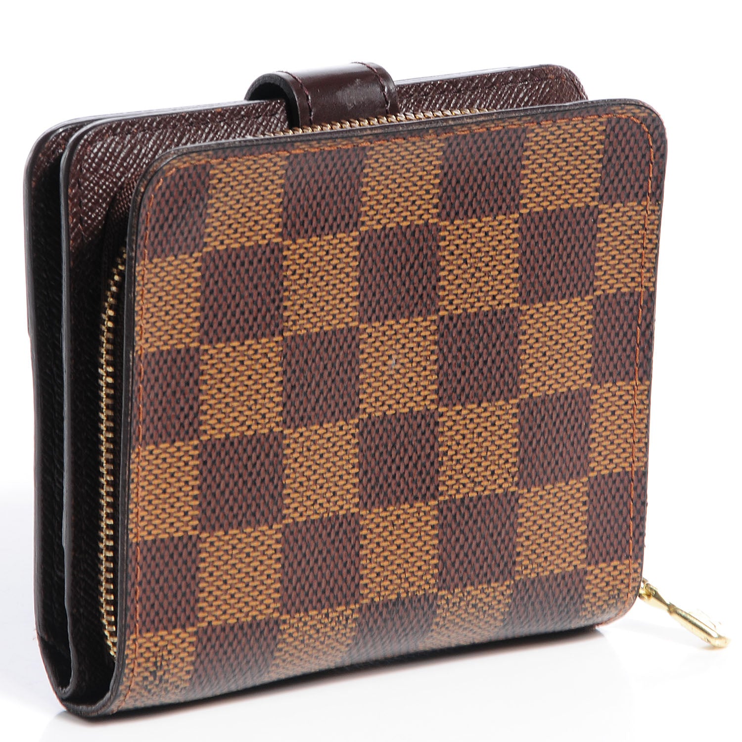 Louis Vuitton Damier Ebene Zippe Zipped Compact Wallet 3 of 8