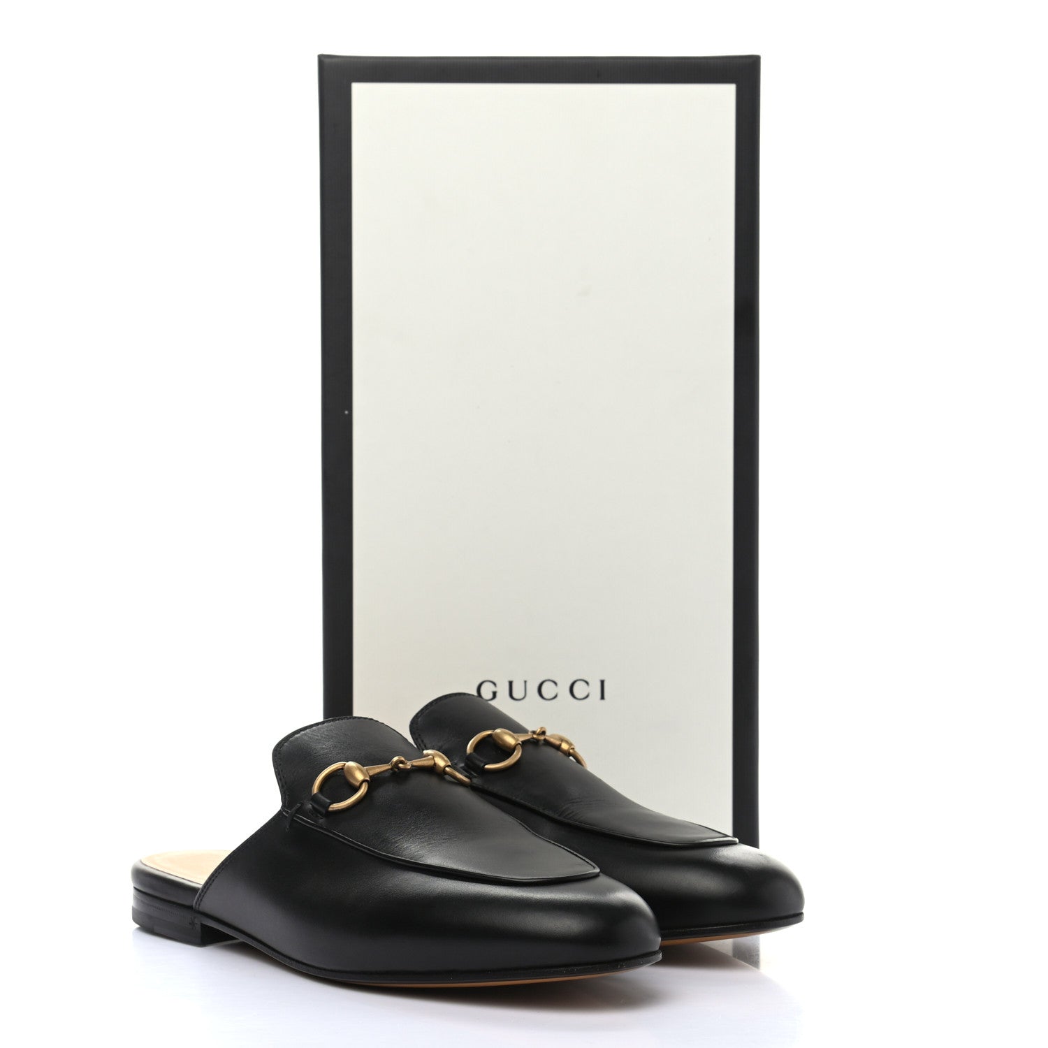 Gucci Calfskin Womens Princetown Slippers 36 Black 10 of 10
