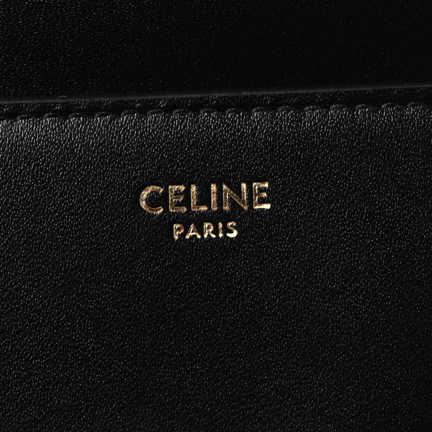 Satinated Calfskin Small 16 Top Handle Bag Black