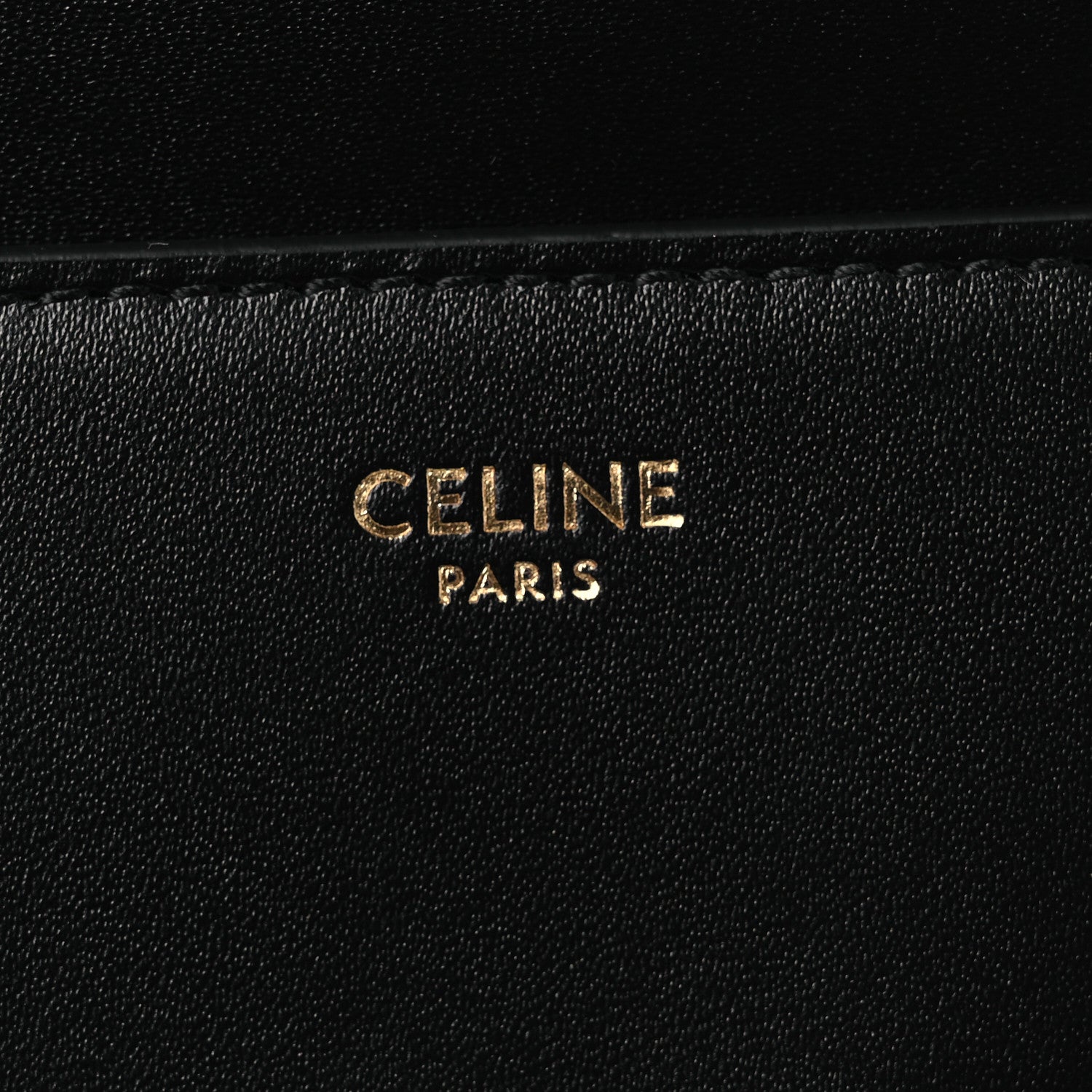 Celine Satinated Calfskin Small 16 Top Handle Bag Black 6 of 15
