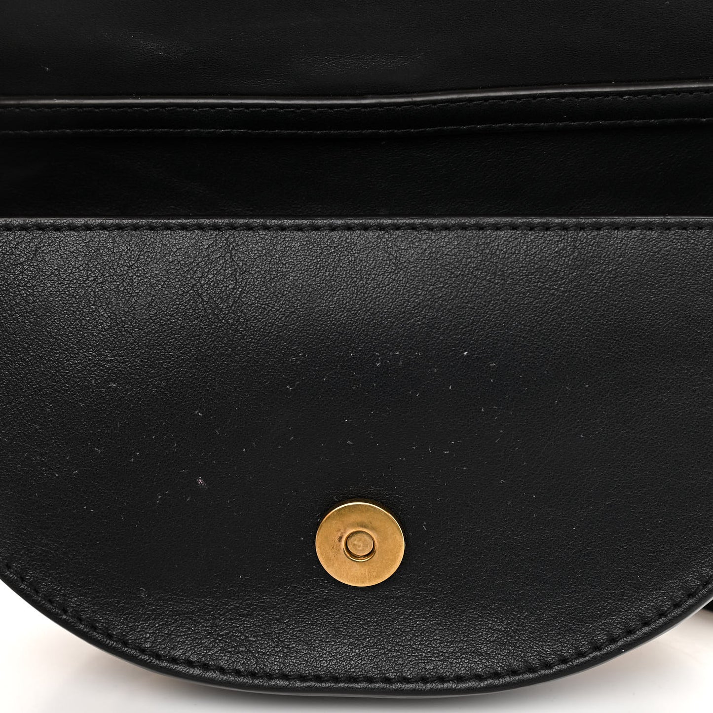 Calfskin Small Nile Bracelet Minaudiere Bag Black
