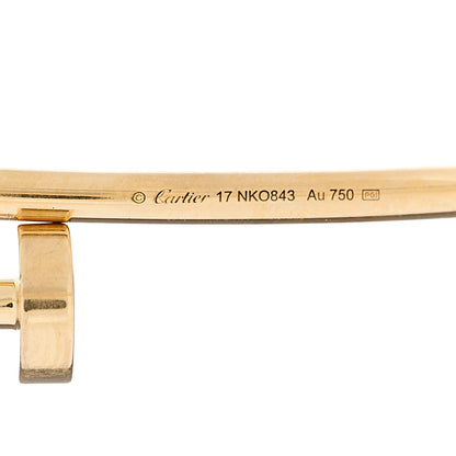 Cartier 18K Yellow Gold Small Juste Un Clou Bracelet 17 3 of 4