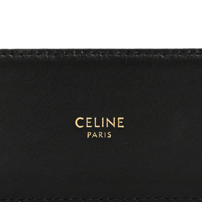 Celine Smooth Calfskin Camrat Belt 75 30 Black 3 of 7