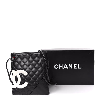 Chanel Calfskin Cambon Flat Messenger Black 13 of 13