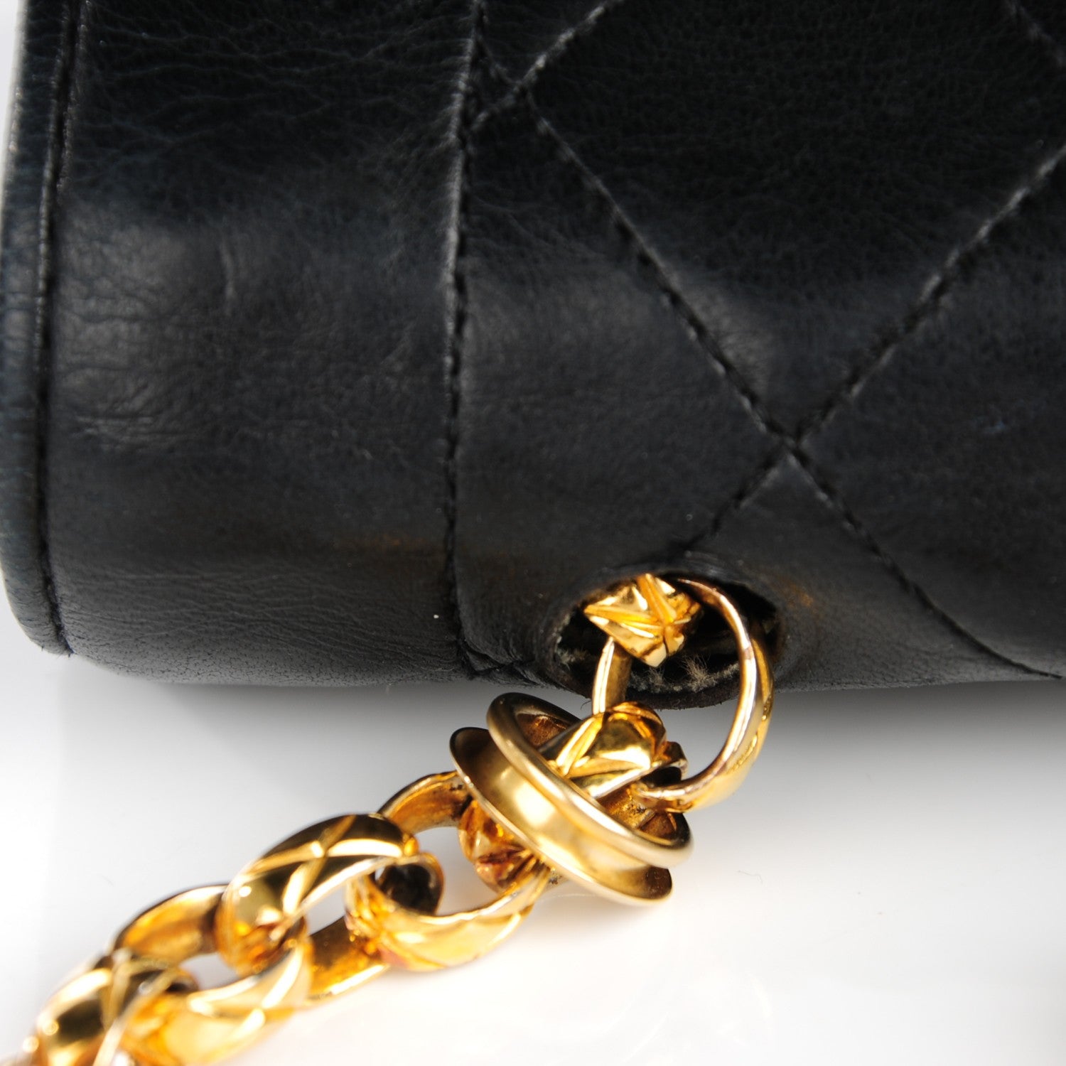Chanel Lambskin Quilted Small Single Flap Black 11 of 12