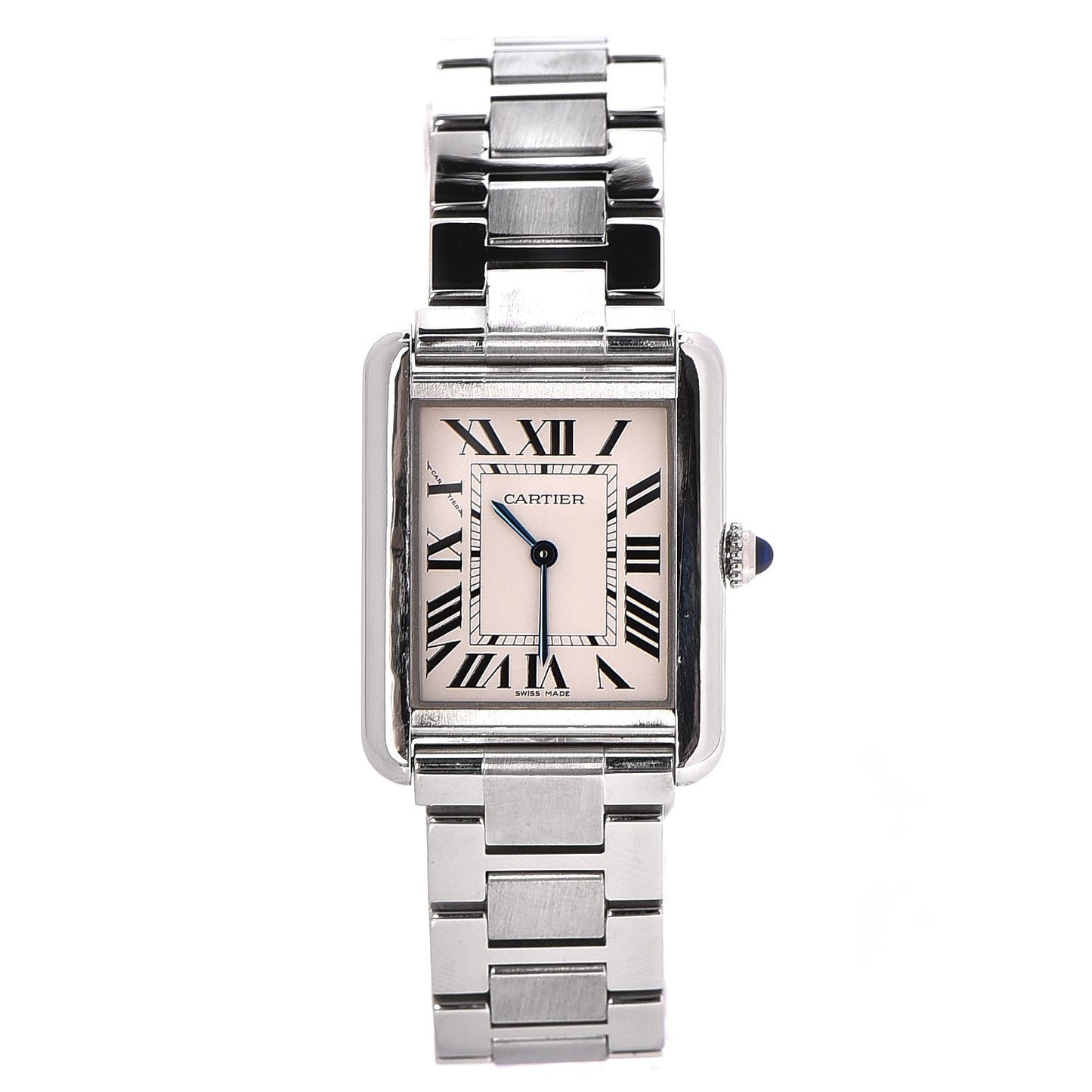 Stainless Steel 24mm Tank Solo Quartz Watch