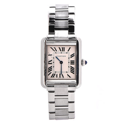 Cartier Stainless Steel 24mm Tank Solo Quartz Watch 1 of 11