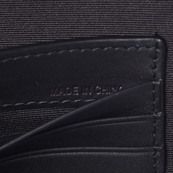 London Check Large Travel Wallet Black