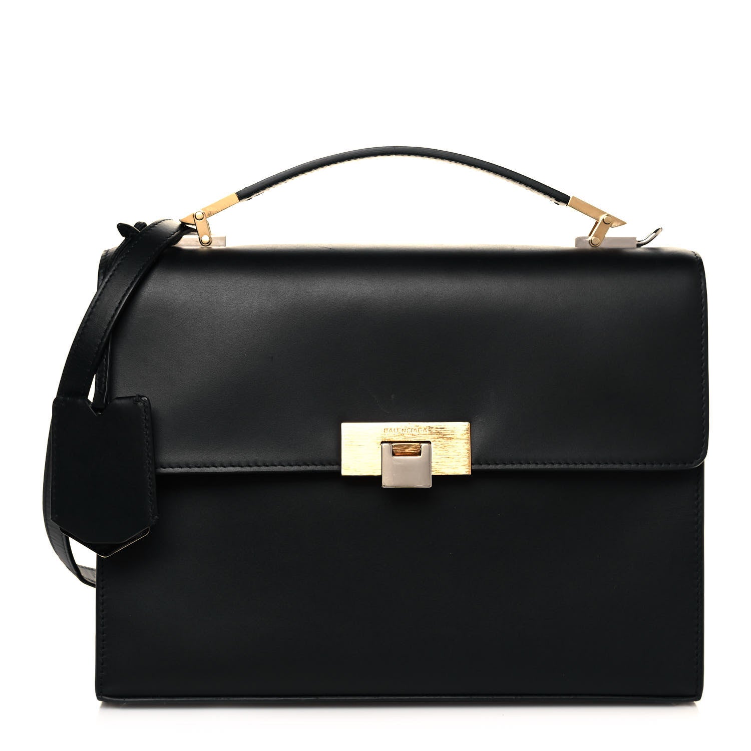 Balenciaga Veau Le Dix S New Cartable Briefcase Black 2 of 20
