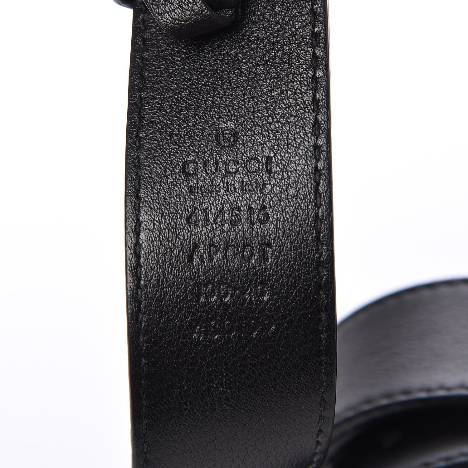 Gucci Calfskin Double G 30mm Belt 100 40 Black 4 of 5