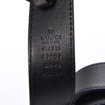 Gucci Calfskin Double G 30mm Belt 100 40 Black 4 of 5