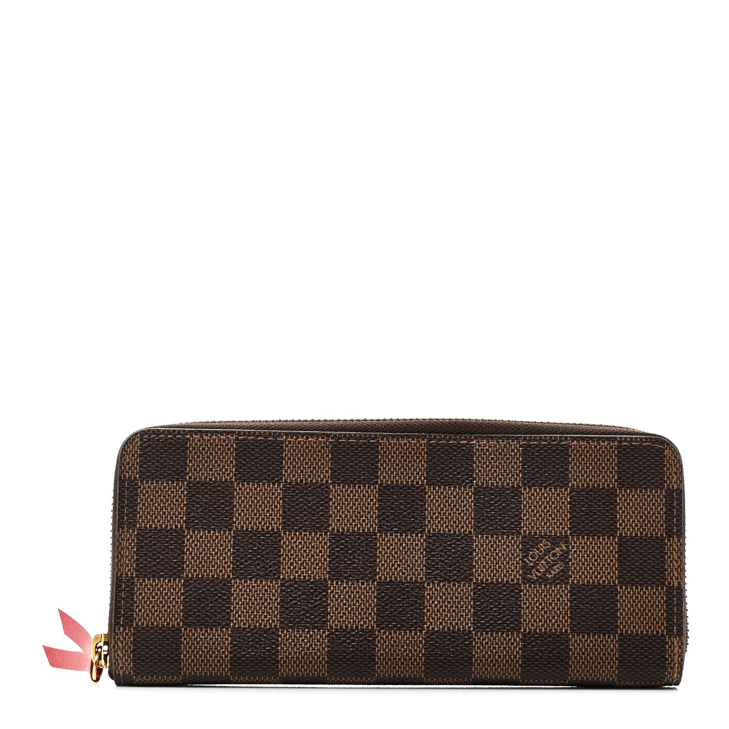 Louis Vuitton Damier Ebene Clemence Wallet Cherry 1 of 7