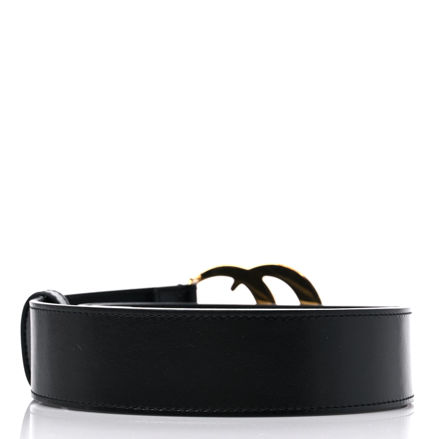 Gucci Plutone Calfskin Double G 40mm Belt 95 38 Black 2 of 4