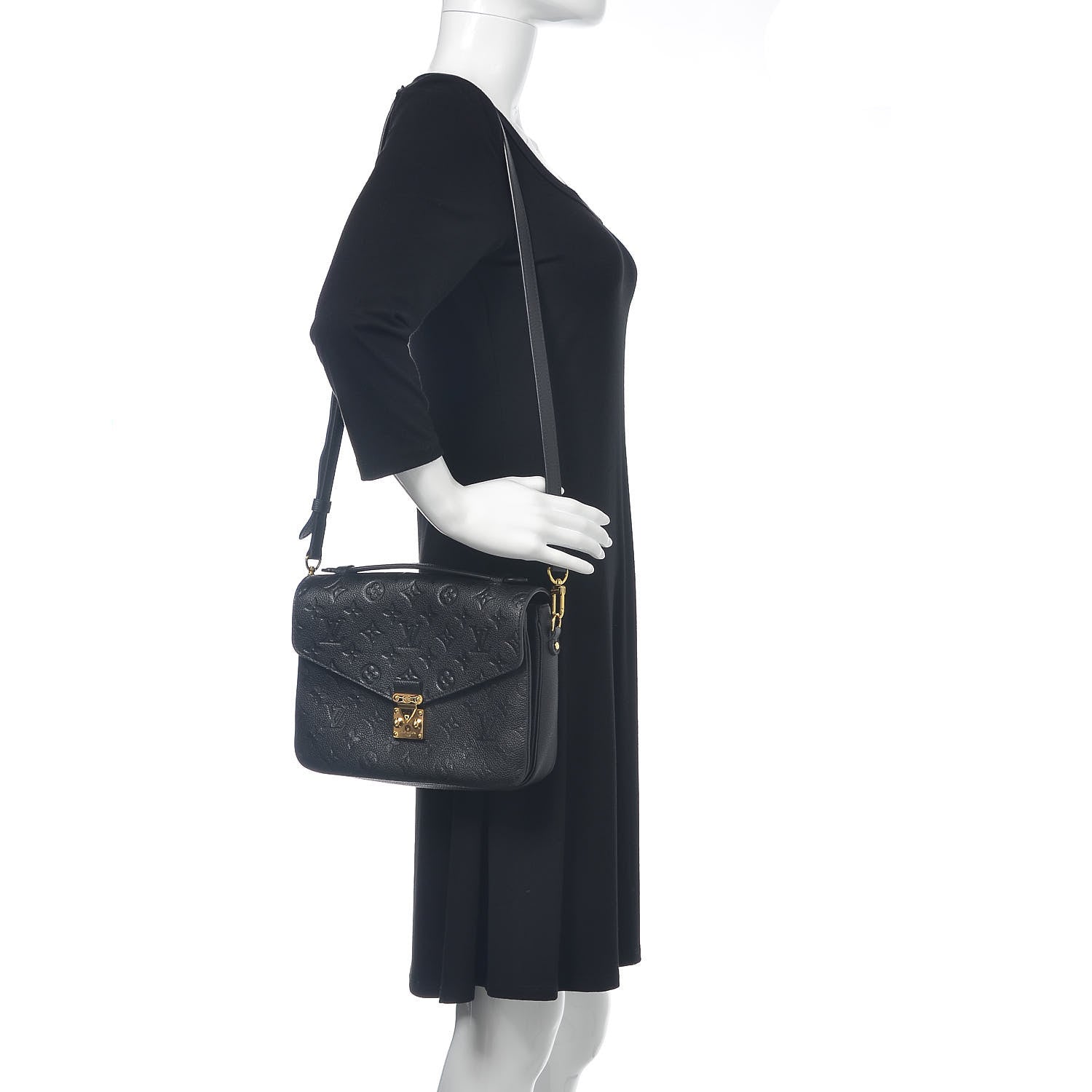 Louis Vuitton Empreinte Pochette Metis Black 2 of 12