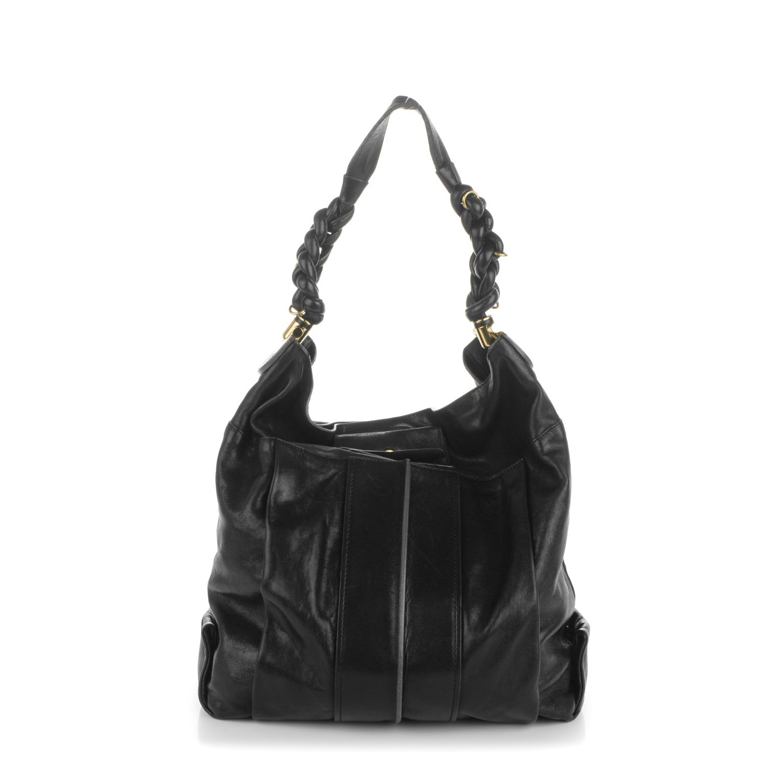 Chloe Lambskin Heloise Hobo Black 1 of 8