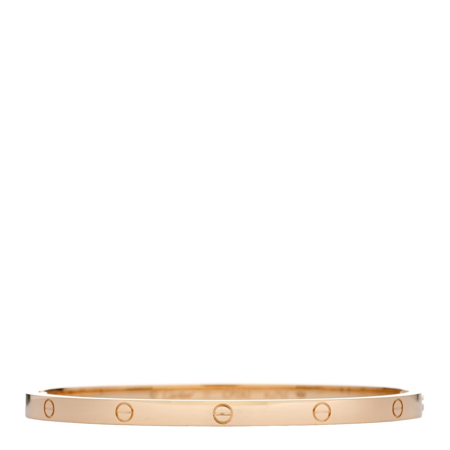 Cartier 18K Yellow Gold Small LOVE Bracelet 17 1 of 3