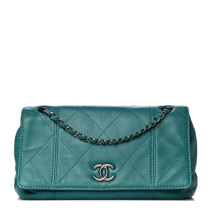 Chanel Lambskin Quilted Large Soft Touch Flap Green 1 of 20