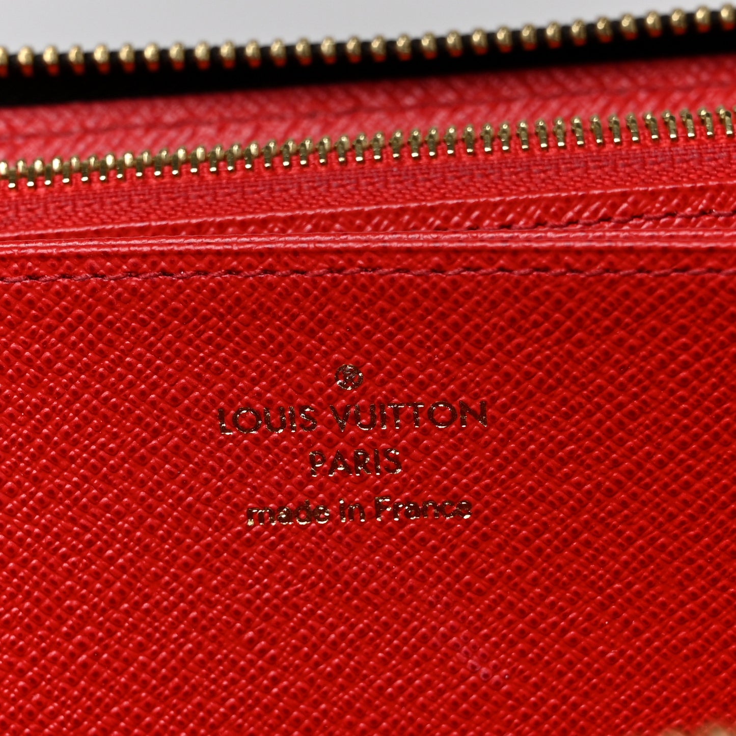 Monogram Zippy Wallet Coquelicot