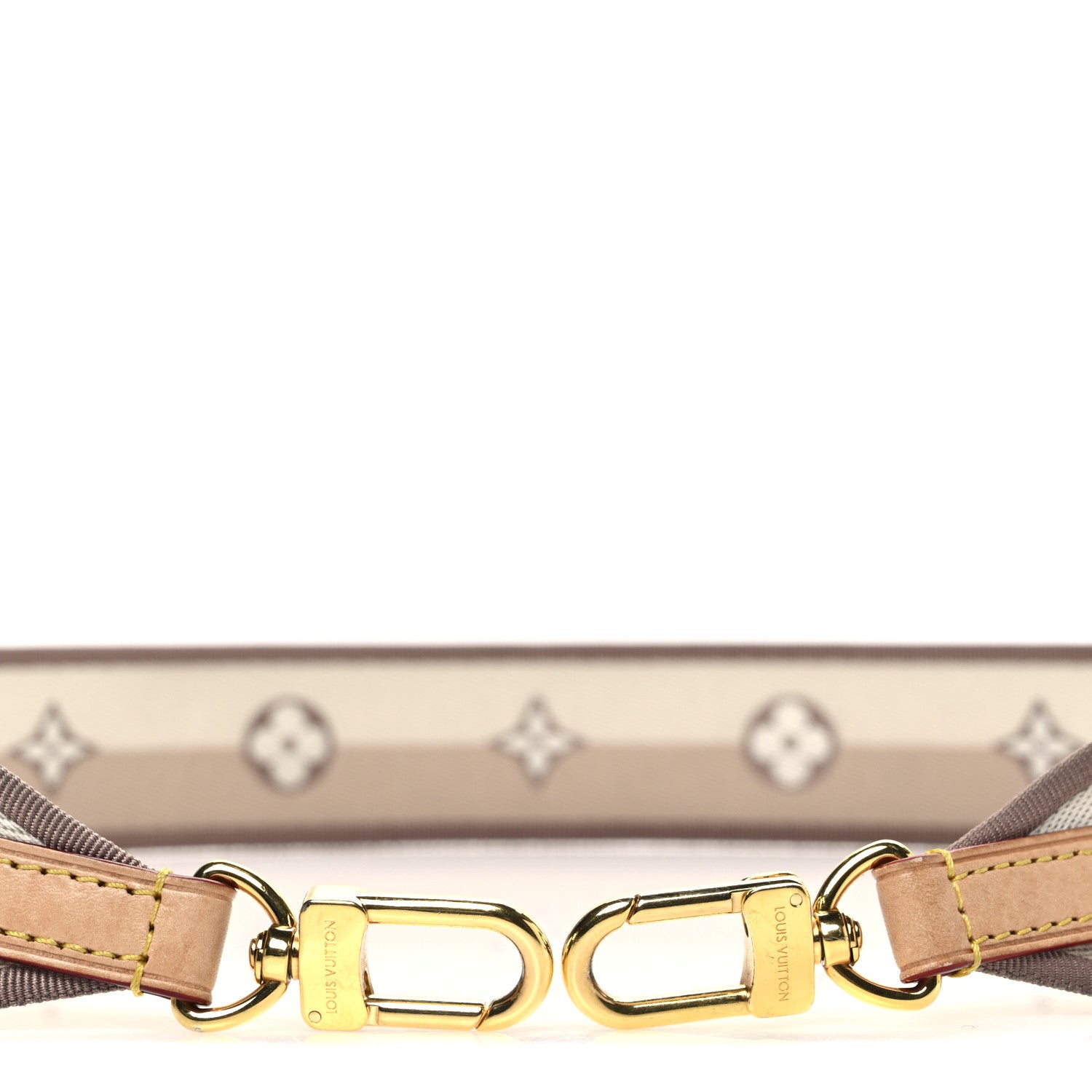 Louis Vuitton Jacquard Speedy Bandouliere 20 Shoulder Strap Beige 3 of 4