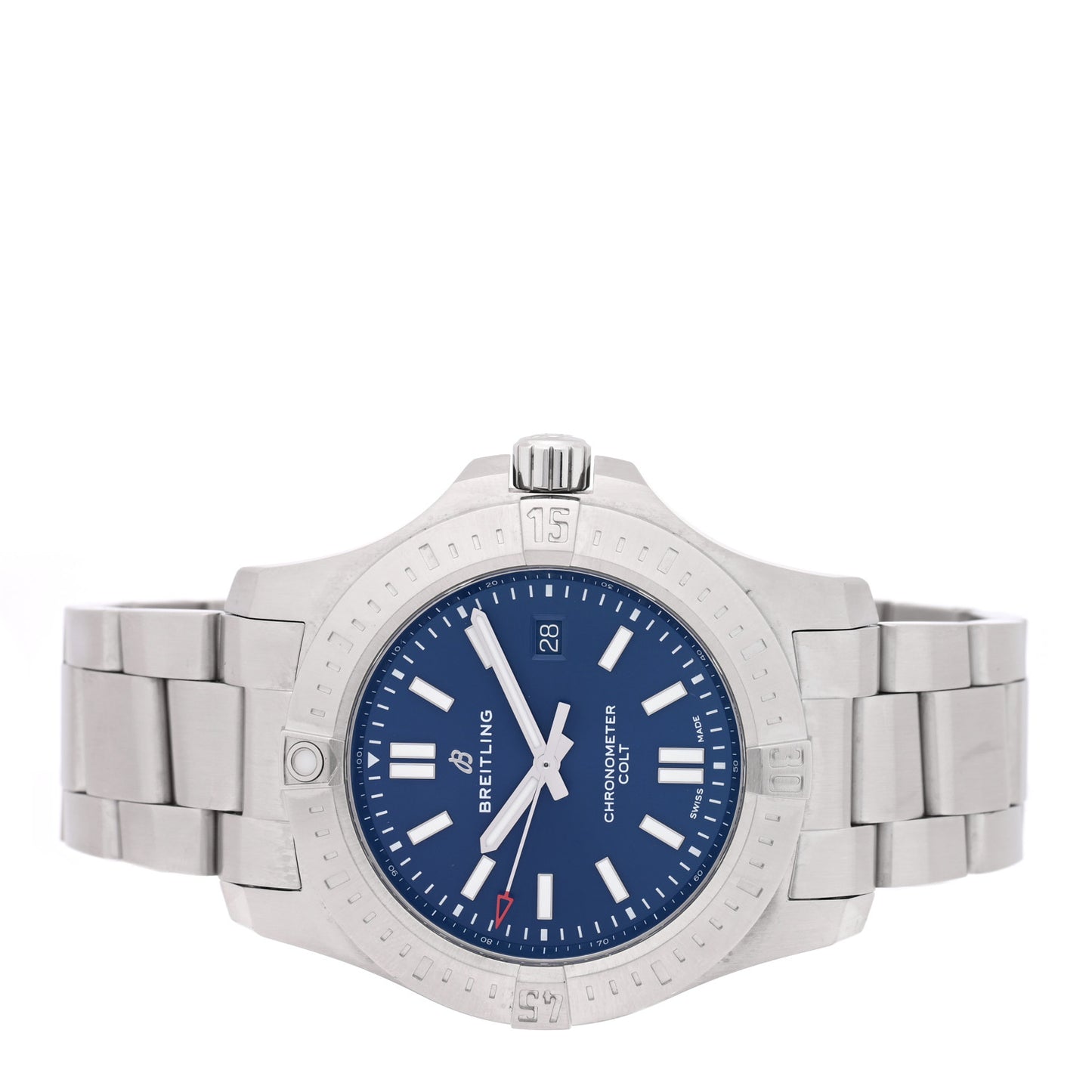Stainless Steel 44mm Colt Chronometer Automatic Watch Blue A17388