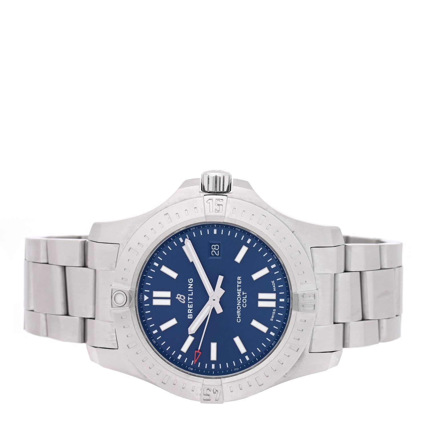 Breitling Stainless Steel 44mm Colt Chronometer Automatic Watch Blue A17388 2 of 5