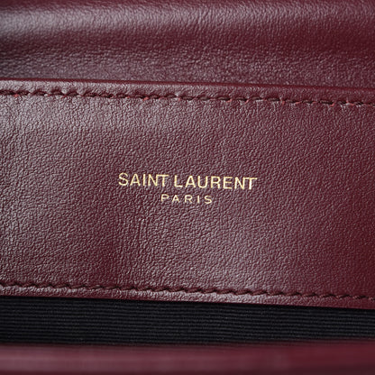 Saint Laurent Calfskin Y Quilted Monogram Medium Loulou Chain Satchel Palissandre 6 of 15
