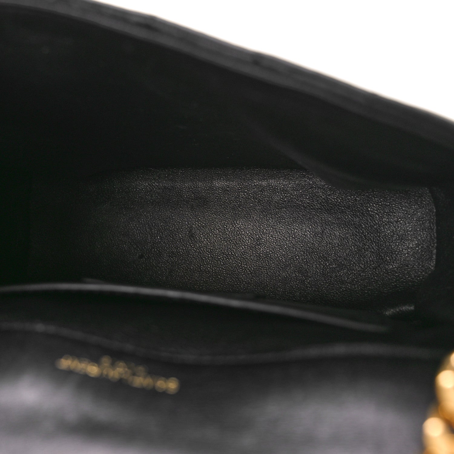 Saint Laurent SAINT LAURENT Lambskin Matelasse Monogram Small Vicky Chain Bag Black 5 of 10
