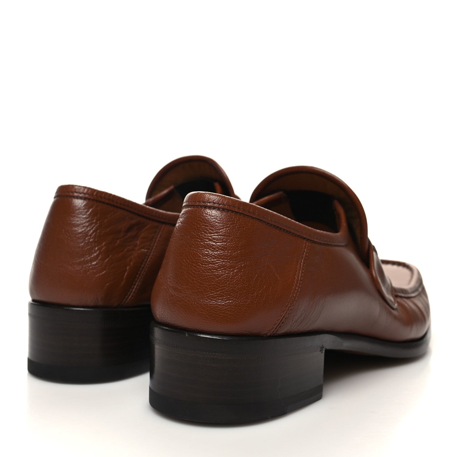 Gucci Goatskin Mens Horsebit Loafers 10 Cuir 4 of 9