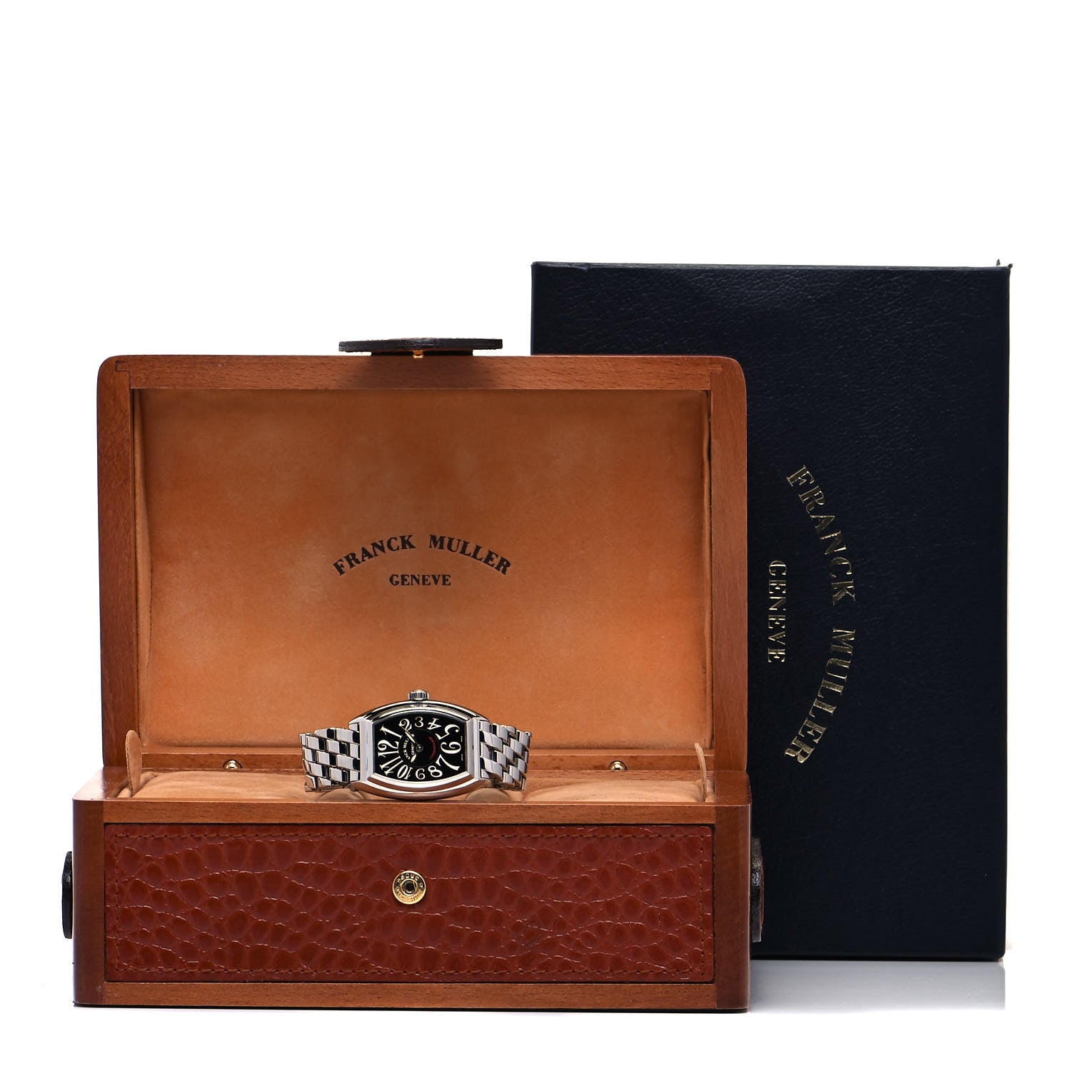 Franck Muller Stainless Steel 27mm Conquistador Automatic Watch Black 8002SC 5 of 5