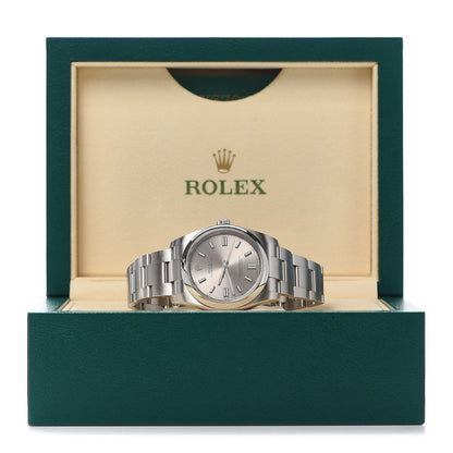 Rolex Stainless Steel 36mm Oyster Perpetual Watch Silver 116000 6 of 6